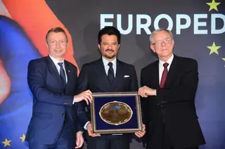 Anil Kapoor felicitated by Council of European Chambers of Commerce in India and European Union Mumbai Thumbnail