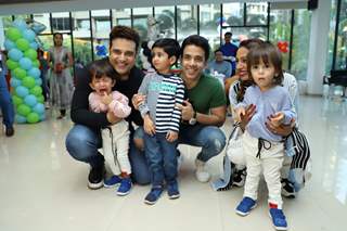 Celebrities snapped at Krushna Abhishek's sons' birthday Thumbnail