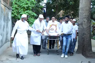 Dinyar Contractor Funeral Pictures Thumbnail