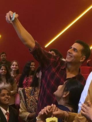 Akshay Kumar at the promotions of Mission Mangal!