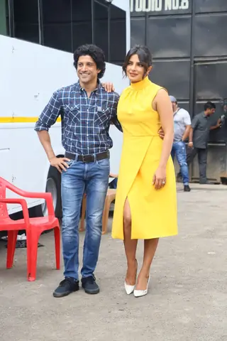 Priyanka Chopra and Farhan Akhtar at the promotions of The Sky is Pink! Thumbnail