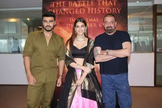 Celebrities snapped at the Panipat Trailer launch! Thumbnail