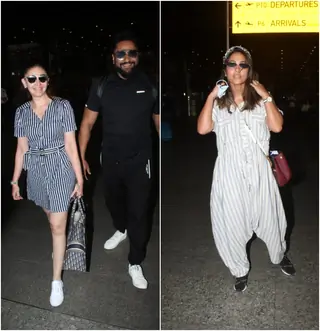 Shefali Jariwala and Hina Khan snapped at airport Thumbnail