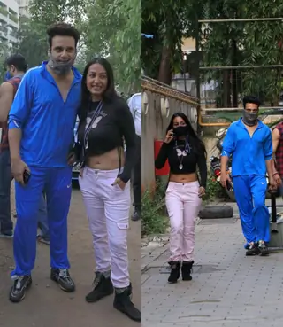 Television star Krushna Abhishek snapped with beau Kashmira Shah in Bandra Thumbnail