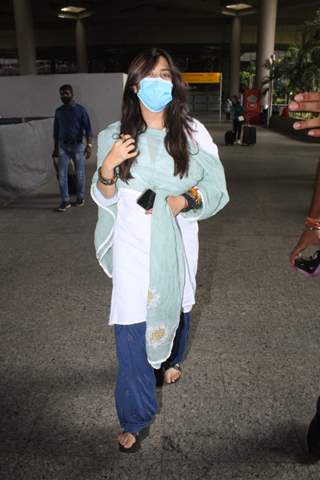 Ekta Kapoor snapped at Mumbai airport