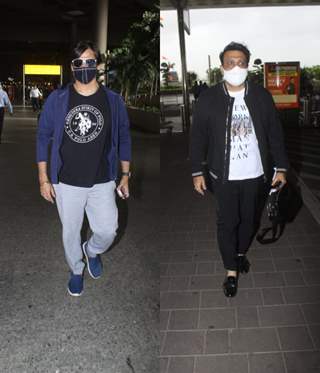 Vivek Oberoi and Govinda snapped at airport