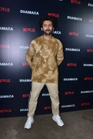 Celebrities spotted at Dhamaka screening  Thumbnail