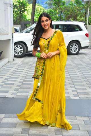 Sara Ali Khan for Attangi Re promotions 