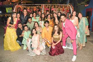 Celebrities snapped at the Rushad Rana & Ketaki Walawalkar's mehendi function