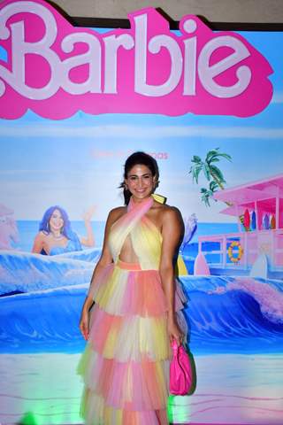 Celebrities snapped at the screening film Barbie 