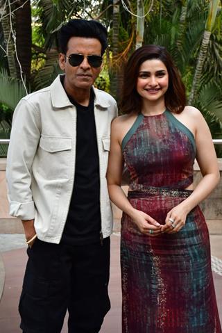 Manoj Bajpayee and Prachi Desai snapped promoting Silence 2 