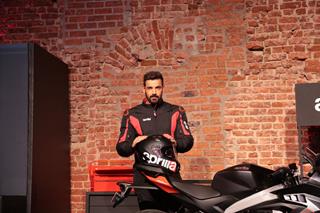 John Abraham at Aprilia sports bike launch