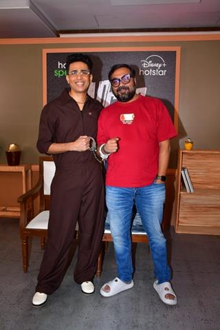 Gulshan Devaiah and Anurag Kashyap snapped for the promotion of series Bad Cop  Thumbnail