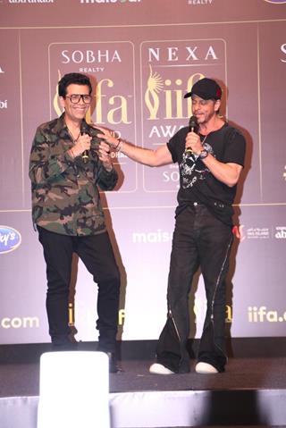 Shah Rukh Khan, Karan Johar, Rana Daggubati and other celebrities snapped at the conference of 24th IIFA Awards  thumbnail