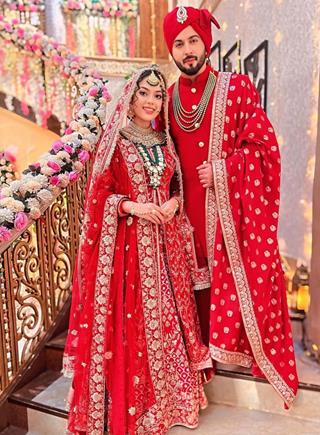 Dheeraj Dhoopar And Seerat Kapoor From Rabb Se Hai Dua Wedding  Look  thumbnail