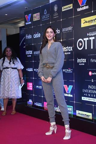 Ananya Panday, Aparshakti Khurrana, Prajakta Kohli and other celebs snapped at the Bollywood Hungama OTT India Fest  thumbnail