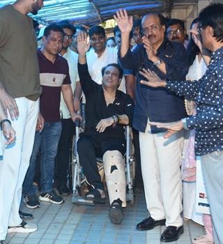 Govinda discharged from the hospital  thumbnail