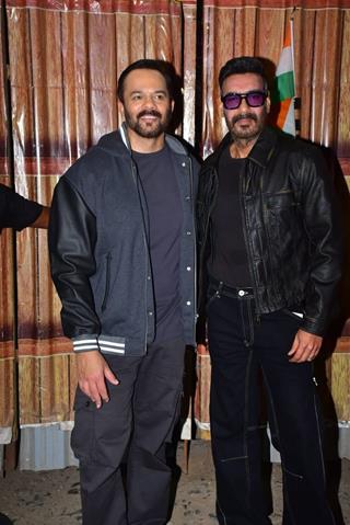 Ajay Devgn and Rohit Shetty snapped promoting their upcoming film ‘Singham Again’ on the sets of 'Bigg Boss 18' thumbnail