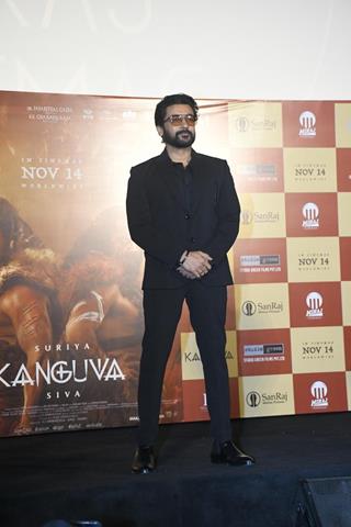 Suriya and other celebs snapped at the press conference of 'Kanguva'  thumbnail