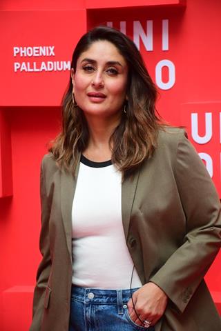 Kareena Kapoor Khan snapped at the launch of UNIQLO’s third and largest store in Mumbai at Phoenix Palladium Mall thumbnail