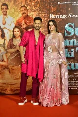 Janhvi Kapoor, Varun Dhawan, Rohit Saraf and others snapped at the trailer launch of 'Sunny Sanskari Ki Tulsi Kumari' thumbnail