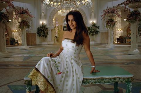 Vidya Balan looking pity in white