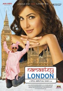 Poster of Namastey London with Akshay and Katrina