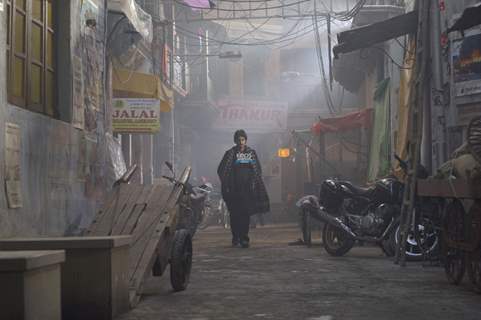 Anurag Sinha walking alone on the road