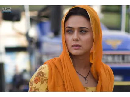 Preity Zinta  looking tensed