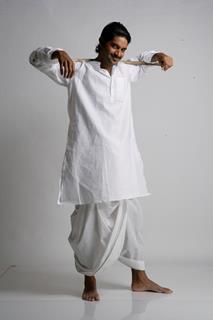 Purab Kohli wearing a Dhoti and Kurta