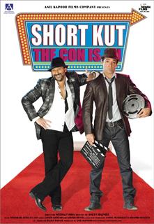 Shortkut movie poster with Akshay and Arshad