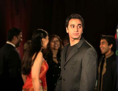 Anubhav Anand looking dashing in black coat