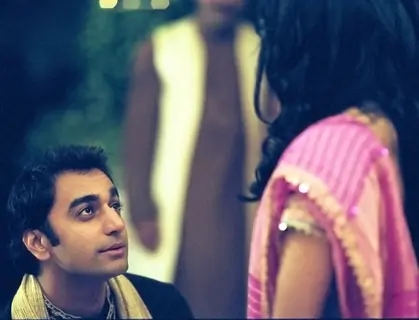Anubhav Anand proposing Nandana Sen