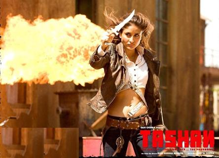 Wallpaper of Tashan movie with Kareena