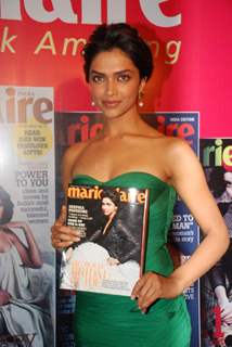 Deepika launches Marie Claire latest issue at Cest La Vie