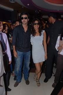 Ranbir Kapoor and Priyanka Chopra watch Anjana Anjani with couples at Fame Malad