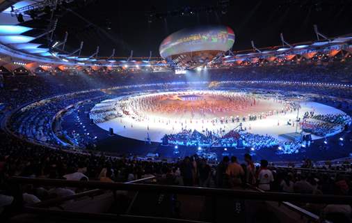 The opening of 19th Commonwealth Games 2010, in New Delhi on Sunday