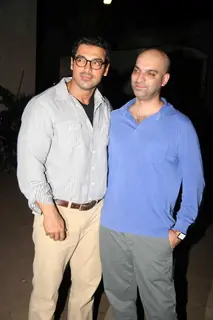 John Abraham in the sets of Sab Tv serial F.I.R at Goregaon