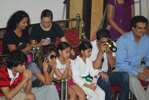 Shahrukh Khan and Gauri at 6th National Taekwondo Competition 2010 Juniors & Sub Juniors