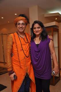 Rohit Verma compliments Nisha Sagar on her Cruise Wear Collection