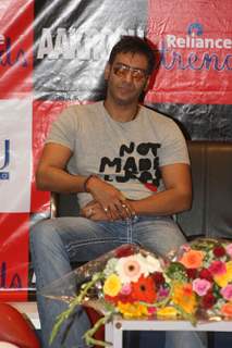 Ajay Devgan at &quot;Aakrosh&quot; music launch at Relaince Trends at Bandra