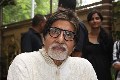 Big B Celebrates His 68th Birthday with Media