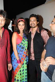 Neha Dhupia & Rannvijay at Navratri Dandiya 2010 in Borivali