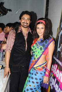 Neha Dhupia & Rannvijay at Navratri Dandiya 2010 in Borivali