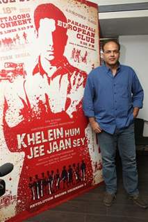 Ashutosh Gowarikar at First Look Launch of film 'Khelein Hum Jee Jaan Sey' at Goregaon, Mumbai