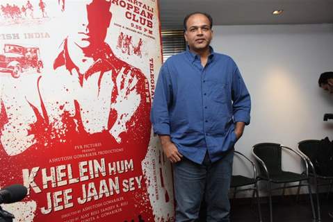 Ashutosh Gowarikar at First Look Launch of film 'Khelein Hum Jee Jaan Sey' at Goregaon, Mumbai
