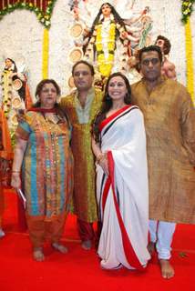 Rani Mukherjee at Durga puja at Santacruz