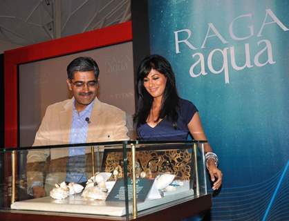 Chitrangada Singh at the launch of Titan's 'Raga Aqua' watch collection at Tote, Mumbai