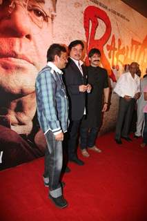 Ram Gopal Verma, Shatrughnan Sinha and Vivek Oberoi at Rakhta Charitra Special Footage Launch