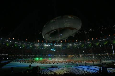 The Closing ceremony of Delhi 2010,19 th commonwealth Games, at the Jawaharlal Nehru Stadium,in New Delhi on Thursday (IANS : Photo)